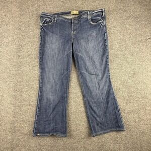 L.e.i. Jeans Womens 22 Medium Wash Bootcut Stretch Blue Denim Pants Casual